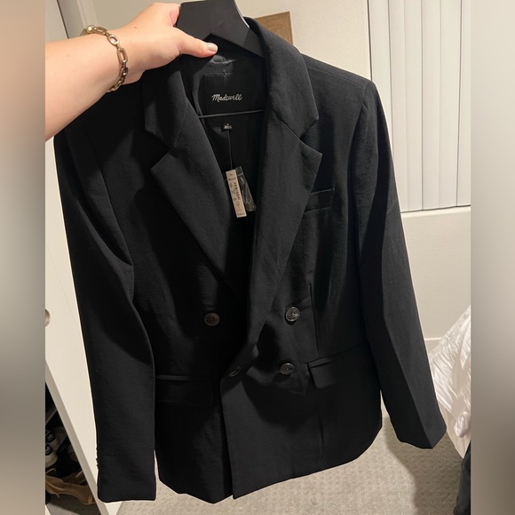 Madewell The Rosedale Blazer in Crepe - Picture 5 of 5